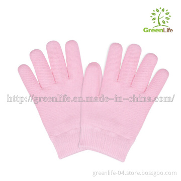 Pink Gel Socks & Gel Gloves Scholl Moisturize Soften Repair Cracked Skin Treatment Gel SPA / Gloves Feet Care Free Shipping